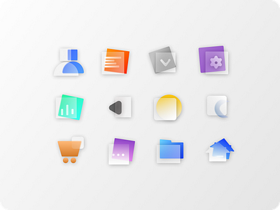 glassmorphism icons design figma free github glass glassmorphism icon icons modern