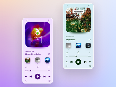 Conceptual design-Music player App app design figma ui ux