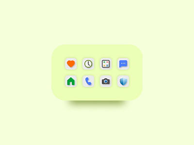 Neumorphism Icons app design figma icon icon design neumorphism ui ux