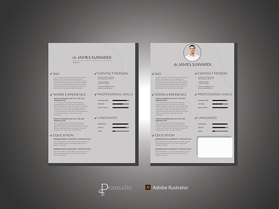 Resume CV | design simple | cv staff natural | design cv natural resources