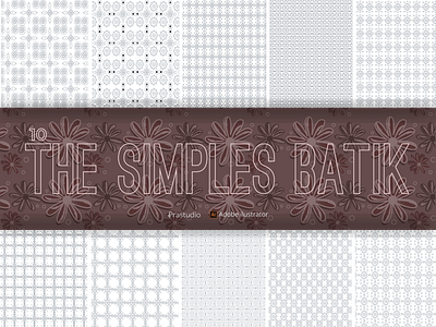 the simples motif batik | patterns | seamless, traditional ethnic