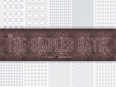 the simples motif batik | patterns | seamless, traditional