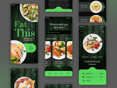 Food Recipe App Design