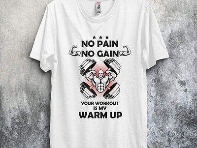 GYM T-SHIRT graphic design