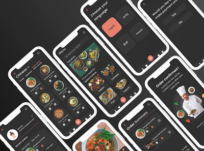 Menu app | Food menu for restaurants app design case study design food menu app ui ux