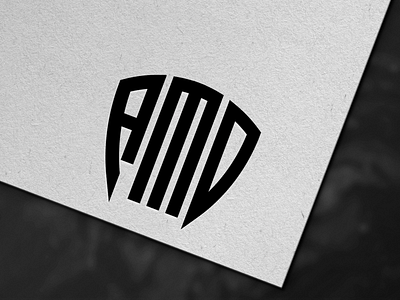 Letter Mark AMD Mock up Design