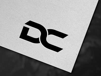 DC letter mark logo 3d adobe illustrator dc design designing graphic design graphic designing logo logo design logo designing mockup