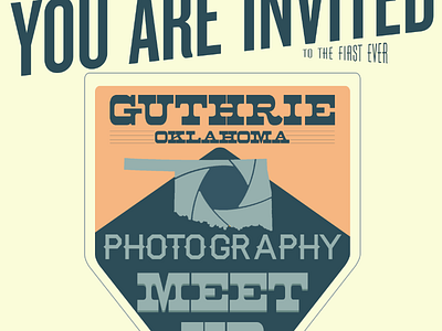 You Are Invited invitation oklahoma print