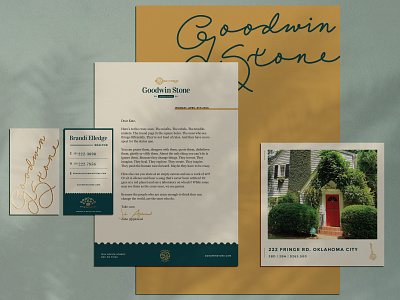 Good Old Fashioned Print Design business card collateral letterhead open house print real estate real estate branding real estate design realtor flyer realty
