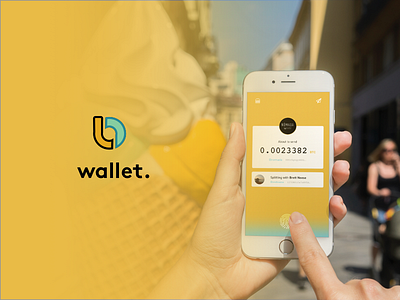 Wallet Promo Mockup bitcoin branding finance ios iphone logo mobile mockup payment ui ux