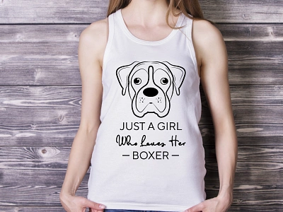 Cute t shirt design | Boxer | Dog dog lover dog t shirt graphic design graphic designer lineart t shirt logo logo designer minimalist design shirts t shirt designer tees teeshirt top trending trending tshirt tshirt design tshirts typography typography t shirt unique