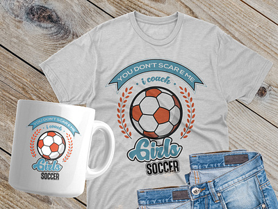 Soccer | Graphic for T-shirt | Coffee Mug and other Merchandises