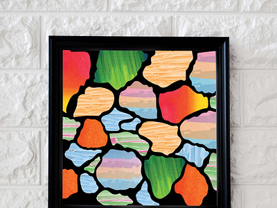 Abstract wall art design