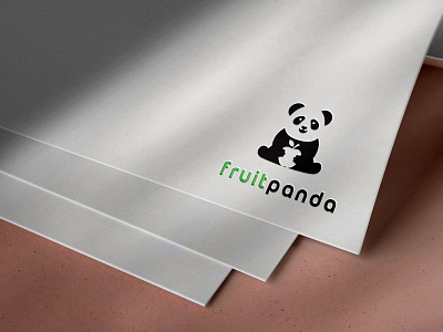 Fruit Panda beautiful brand logo branding business logo creative designs graphic design graphic designer illustrator logo logo design logo maker minimalist modern negative space logo professional unique vintage