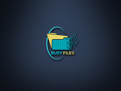 Busy Files business logo company logo creative design flat logo graphic design graphic designer illustrator logo logo design logo designer logo inspiration minimalist minimalistic modern logo professional retro simple logo unique vintage