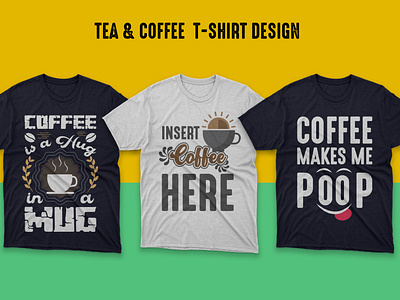 Tea & Coffee T-shirt Design