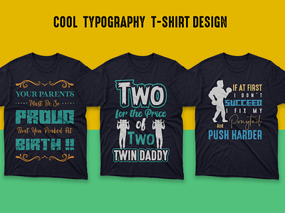 Cool Typography T-shirt Design