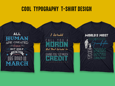 Cool Typography T-shirt Design