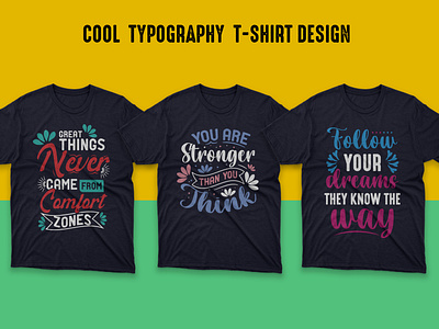 Typography T-shirt Designs