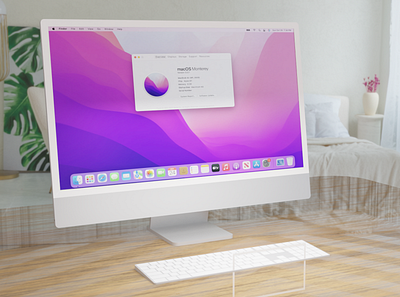 IMAC 3dmodeling blender blender3d branding