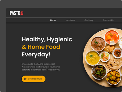 Pasto - Website design ui ux