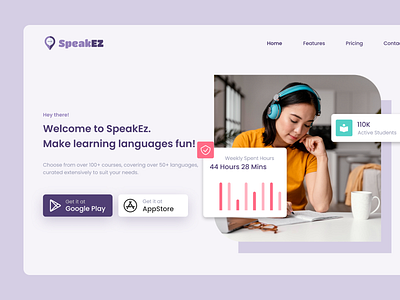 SpeakEZ - Language Learning App (Website)