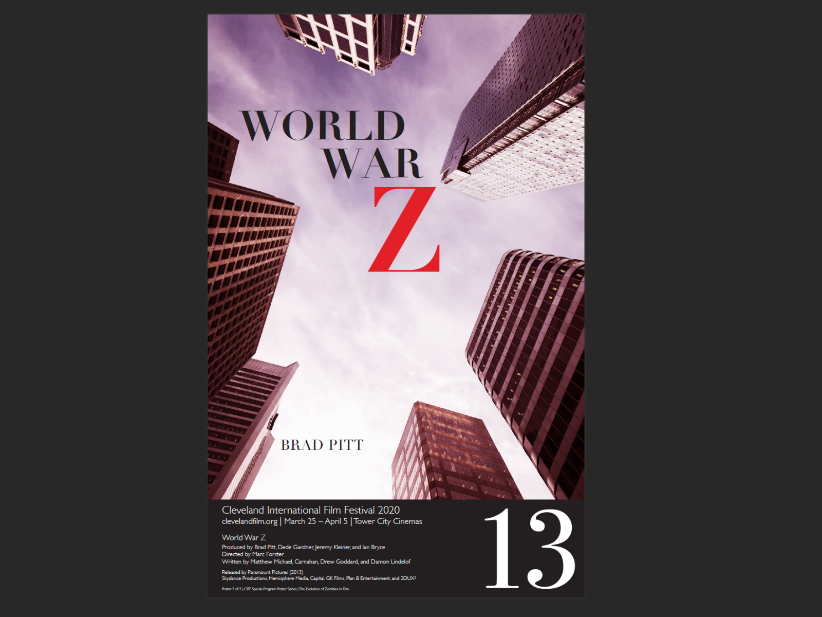 The Evolution of Zombies in Film Poster Series by Emilee Mapes on Dribbble