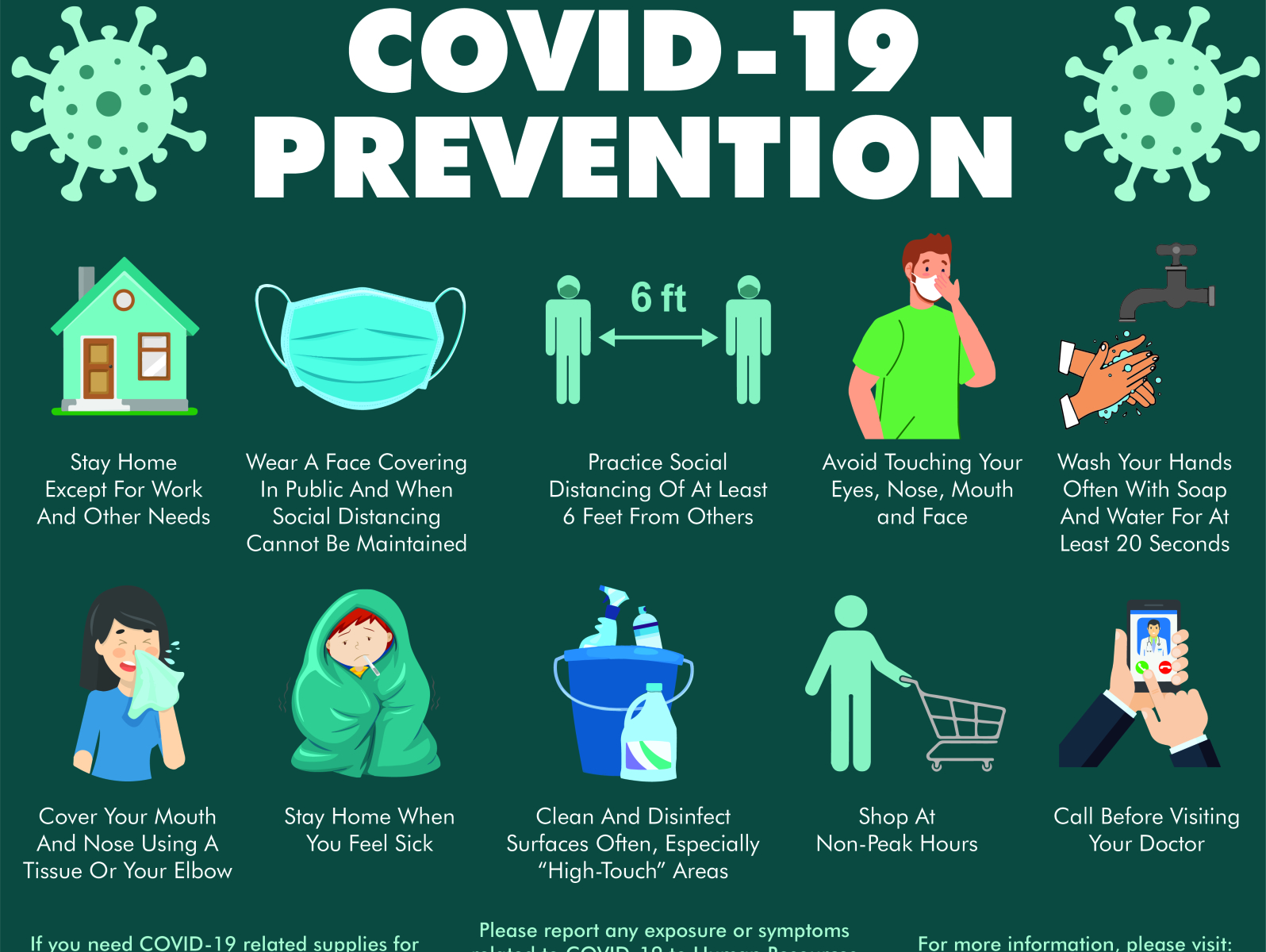 COVID Poster by Emilee Mapes on Dribbble