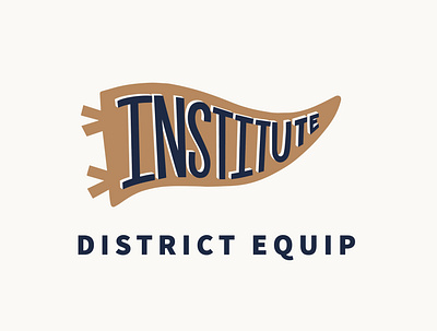Institute Pennant church program discipleship logo pennant sunday school