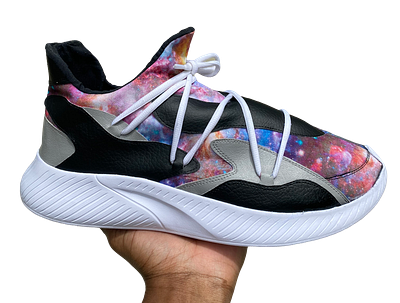 TH Zaioid "Galaxy" design handmade sneaker concept sneaker design sneakers