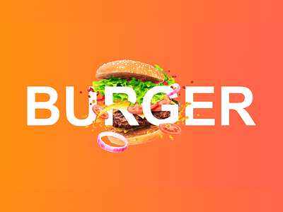 Burger illustration add banner burger design graphic design illustration photoshop promo vector дизайн