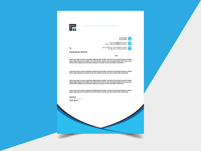 Letterhead template. abstract ai business cmyk corporate corporate letterhead letterhead new letterhead print standard