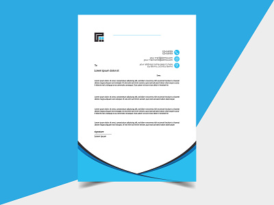 Letterhead template.