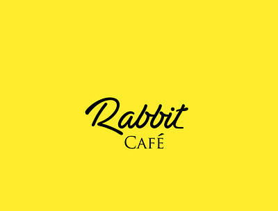 rabbit coffee logo . branding graphic design logo