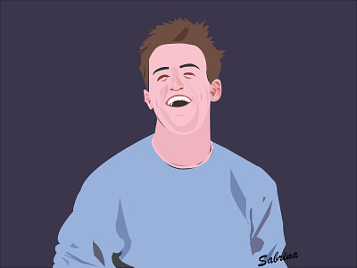 Chandler Bing chandler bing graphics design illustration vector