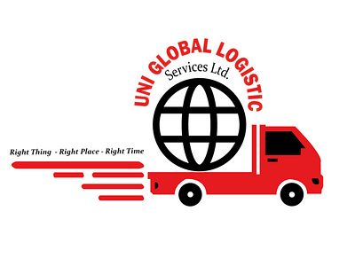 Truck logo graphics design illustrator logo design