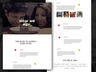 Wedding Website Timeline