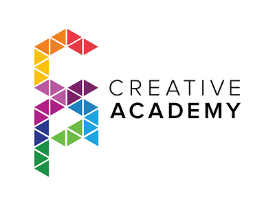 Creative Academy Logo academy creative full spectrum jeweled tones logo