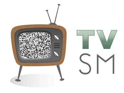 TVSM Animation Color animation console logo retro tv snow tv