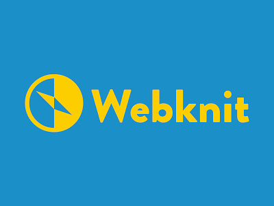 Webknit New Logo branding logo