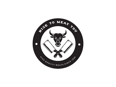 Nice To Meat You branding logo