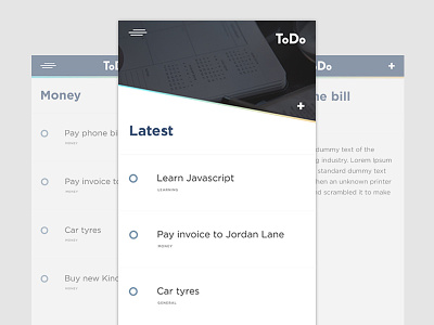 ToDo App app interface