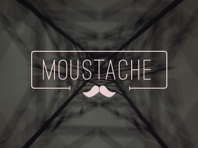 Moustache branding fun logo project