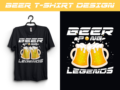 Beer T-shirt Design apparel beer beer t shirt branding design graphic design t shirt t shirt design vector