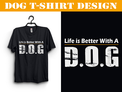 Dog T-shirt Design apparel branding design dog dog t shirt graphic design t shirt t shirt design vector