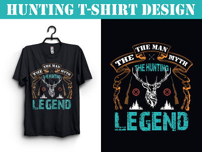 Hunting T-shirt Design apparel branding design graphic design hunt hunting hunting t shirt t shirt t shirt design vector