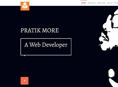 Home Page Visit(www.pratikmore.info) web application web portals