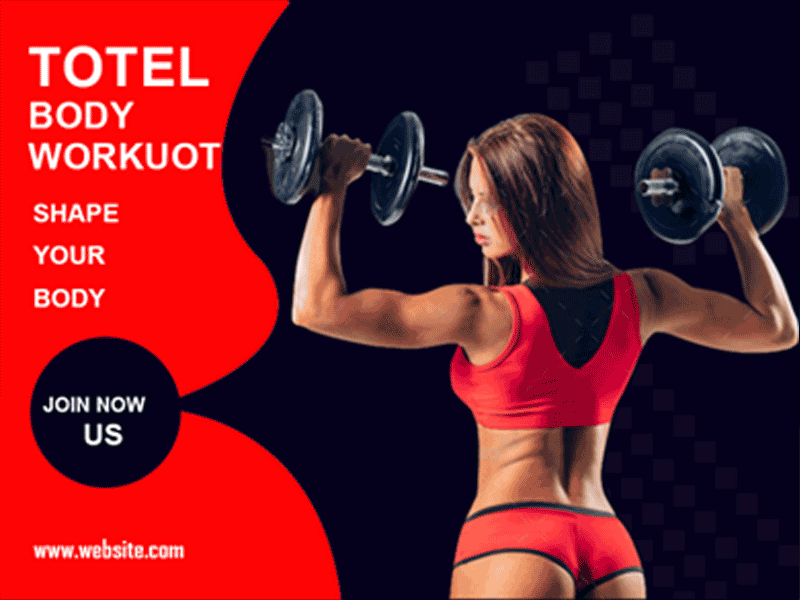fitness gif banner by 𝐉𝐞𝐰𝐞𝐥𝐦𝐢𝐚𝟏𝟏 on Dribbble