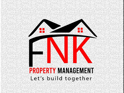 Fnk latter logo design