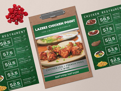 Free Non Veg Chicken Menu Template